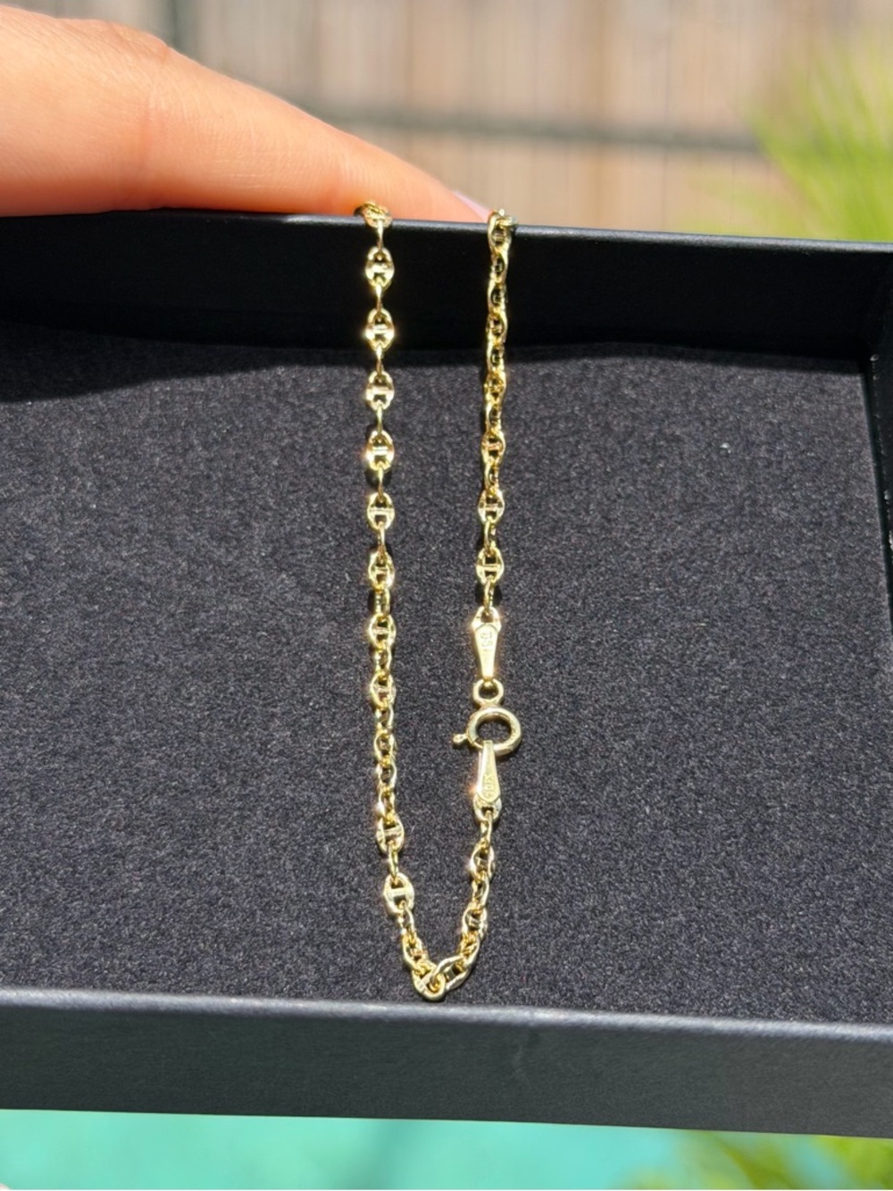 10K Solid Gold Bracelet 7.5” 2.7mm Italian Link BSI